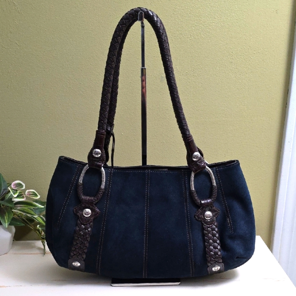 Brighton | Elegant Black and Brown Women's Handbag